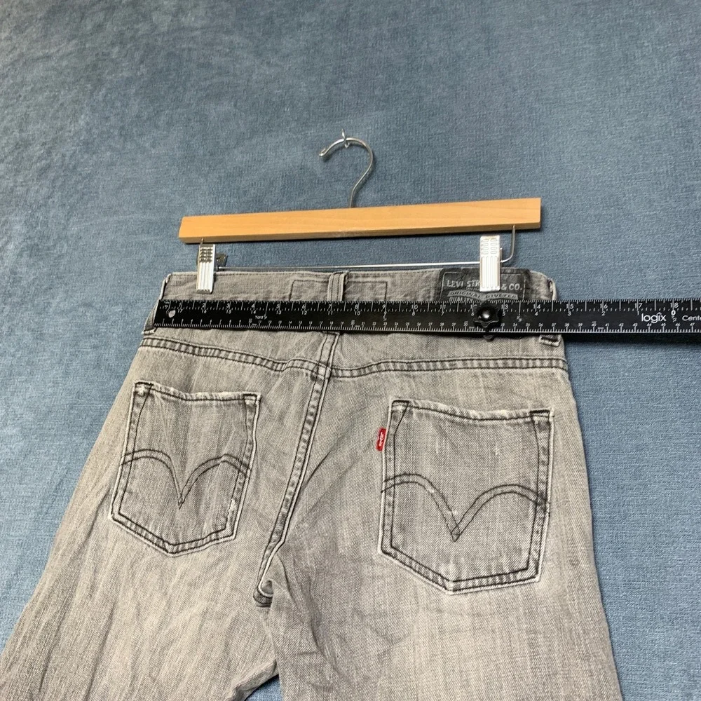 Levi's 511 Skinny Jeans Mens 30x30 Gray Denim Medium Wash Casual 5-Pockets